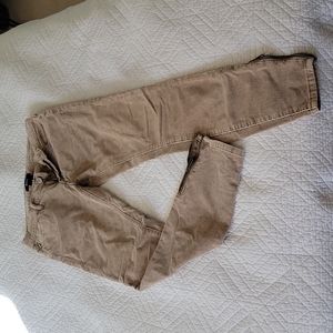 BDG Urban Outfitters corduroy tan skinny leg zipper jeans
